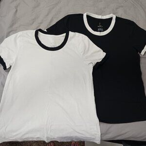 LOGO Lori Goldstein 2 Ringer Tees